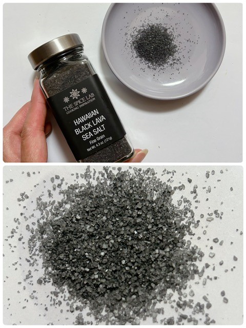 アイハーブで買ったスパイスラボの炭が入った海塩